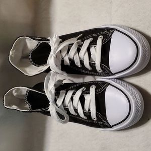 FASHION PARIS Men's Black All Sport Lipira Star Hi-Top Sneakers-Sz 8